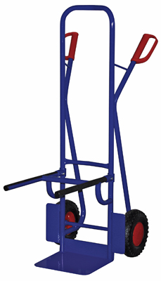 Molnár-kocsi, székek mozgatásához, anyaga: acél-cső, SzxMéxM: 572x540x1305 mm
