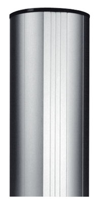 Kerek-állvány garnitúra kültéri vitrinhez, hossza: 2600 mm, bebetonozáshoz, (az ár páranként értendő)