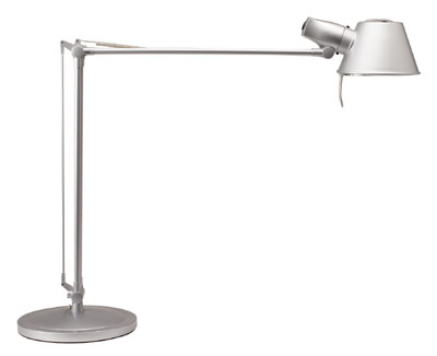 Asztali lámpa, Alumínium kar és fej, 14W, ma: 540 mm, kar hossza: 430 mm, kábel hossza:  1800 mm, inkl. fényforrás