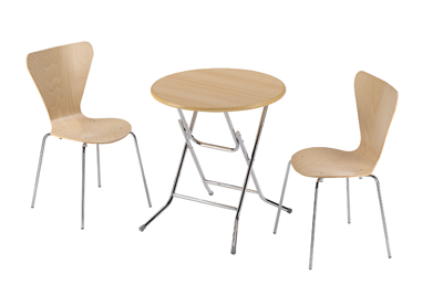 Egymásra rakható székek, kagylós faszék, bükk mintázattal natúr, szögletes, csőváz, átmérő: 16 mm,  krómozott