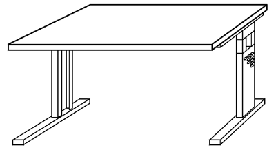 Íróasztal OS12, szilva